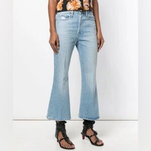 Frame Jeans Flare Rigid Re-Release Le Cropped Flare Jeans Fifty-Four Wash